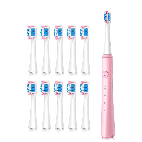 Demita Sonic Electric Toothbrush Includes 10 Brush Heads