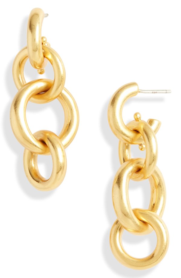 Ringlet Chain Earrings