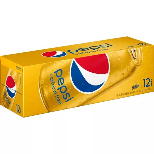 Pepsi Cola Caffeine Free Soda - 12pk/12 fl oz Cans
