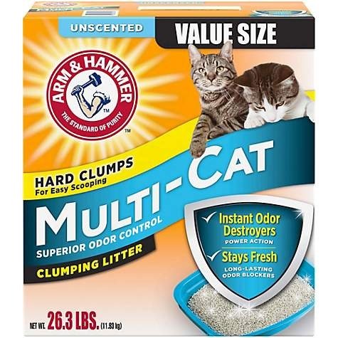 Unscented Multi-Cat Superior Odor Control Clumping Cat Litter, 26.3 lbs. | Petco