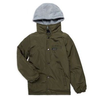 Members Only Boy's Snap-Front Hooded Jacket