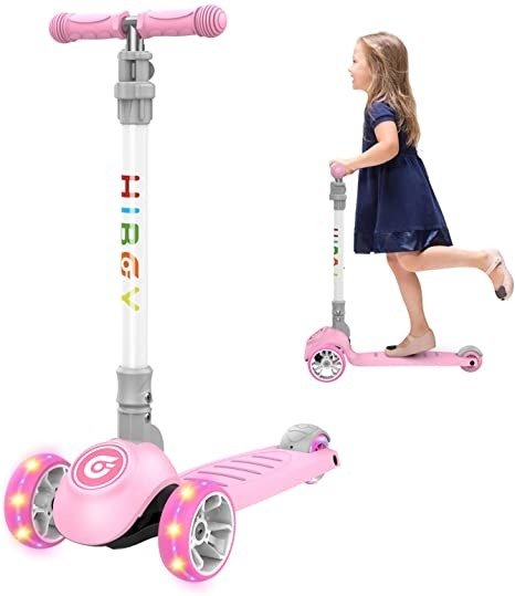 儿童闪光轮可调高度滑板车