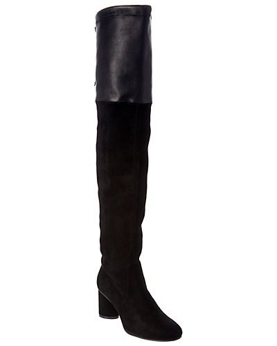 Helena 75 Suede & Leather Over-The-Knee Boot