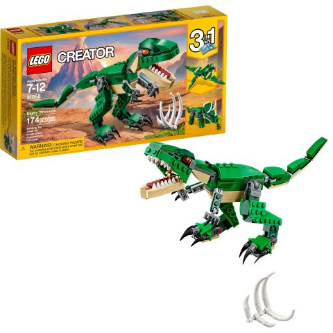 LegoCreator Mighty Dinosaurs 31058 T Rex Building Toy (174 Pcs)