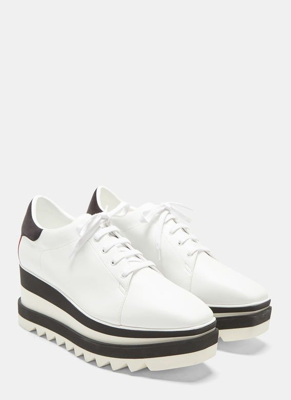 Elyse Platform Sneakers in White