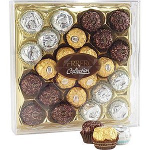 Ferrero Rocher&reg; Diamond Collection Assorted Chocolates Gift Box, 24 Pieces/Box 