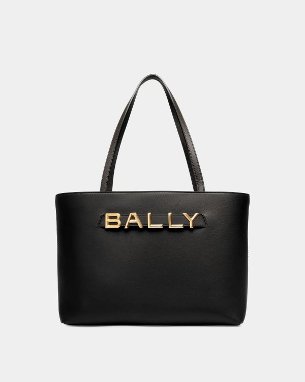 Spell Tote Bag in Black Leather