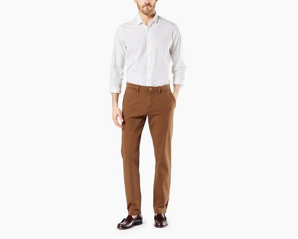 ® Alpha Men's Chino Pants, Tapered Fit