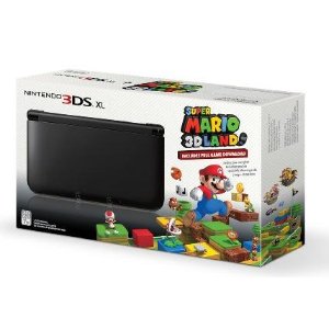 Black Nintendo 3DS XL with (Pre-installed) Super Mario 3D Land Game