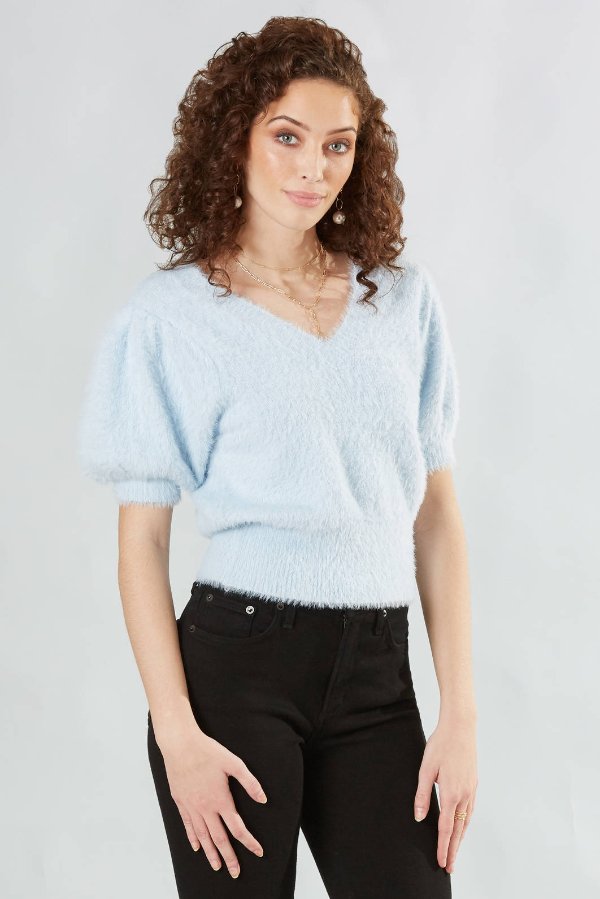 ASTR Alina Puff Sleeve Sweater