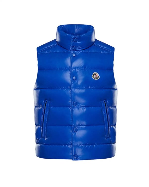 Vented-Hem Quilted Puffer Vest, Size 8-14