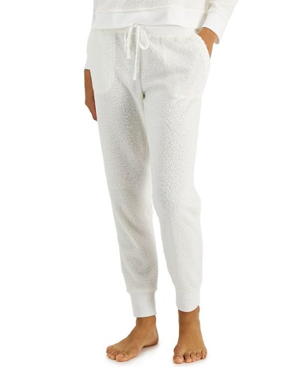 Sherpa Jogger Pajama Pants, Created for Macy's