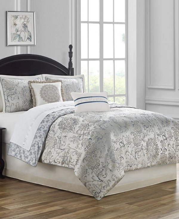 Waterford CLOSEOUT! Lynne Comforter Collection & Reviews - Comforters: Fashion - Bed & Bath - Macy's