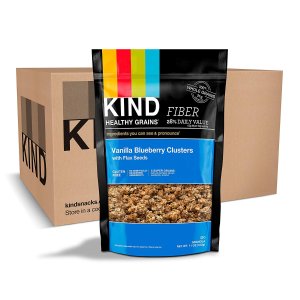 KIND Healthy Grains Granola Clusters Vanilla Blueberry with Flax Seeds
