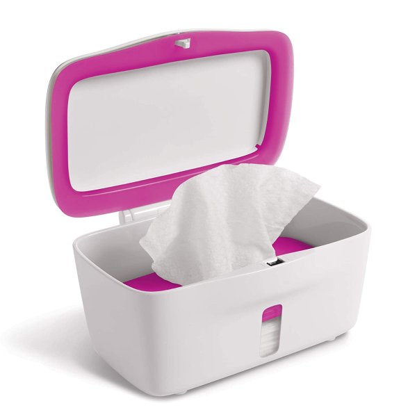家用湿纸巾收纳盒 粉红色