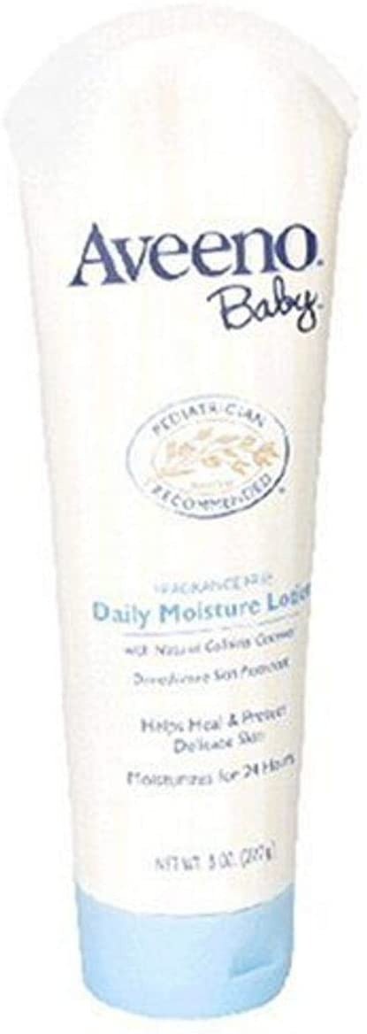 Baby Daily Moisture Lotion, Fragrance Free, 8-Ounce Bottle