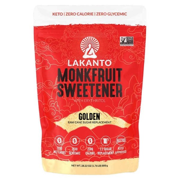 Lakanto Golden Monkfruit Sweetener, 28.22 oz