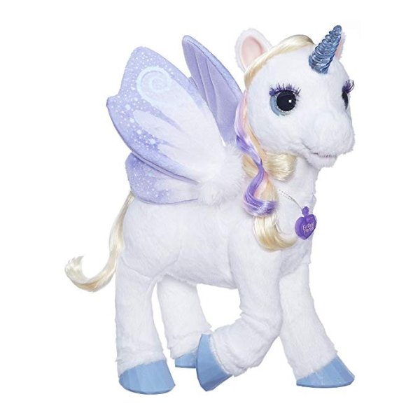 StarLily, My Magical Unicorn Interactive Plush Pet Toy, Light-up Horn, Ages 4 and Up(Amazon Exclusive)