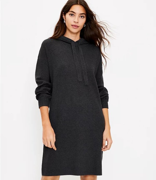 Hoodie Sweater Dress | LOFT