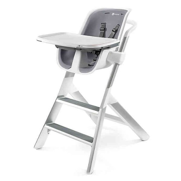 ® High Chair in White/Grey