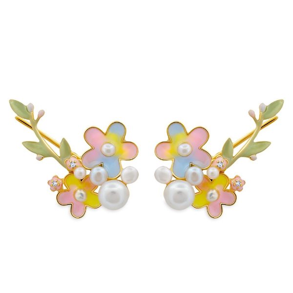 Mickey Mouse Icon Flower Earrings by CRISLU