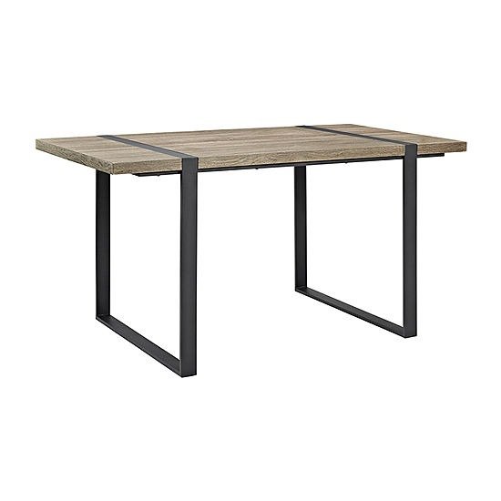 60" Urban Blend Wood Dining Table