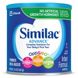 Similac Advance婴儿配方奶粉，12.4盎司/罐