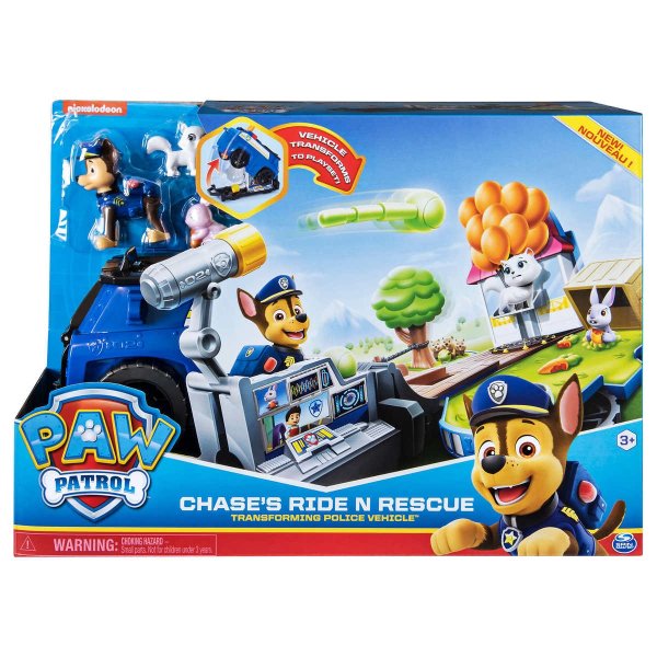 , Chase's Ride 'n' Rescue, Transforming 2-in-1 Playset and Police Cruiser