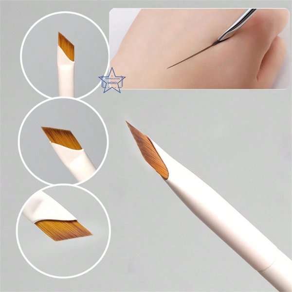 Eyeliner Brush With Ultra-fine Angled Tip, Flat Angle Brow Brush, Precision Detail Brush, Suitable For Eye & Under Eye Area Makeup Black Friday | SHEIN USA