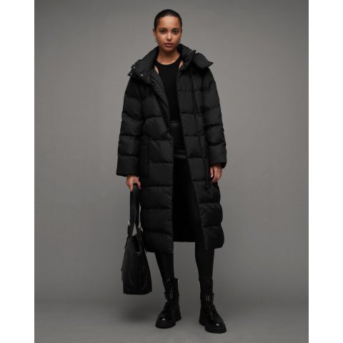 allsaints长款羽绒服