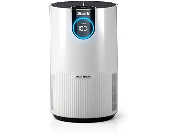 HP102 Clean Sense Air Purifier for Home, Allergies, HEPA Filter, 500 Sq Ft, Small Room, Bedroom, Office, Captures 99.98% of Particles, Dust, Smoke & Allergens, Portable, Desktop, White