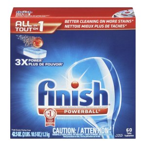  Powerball Tabs Dishwasher Detergent Tablets, Fresh Scent, 60 Count