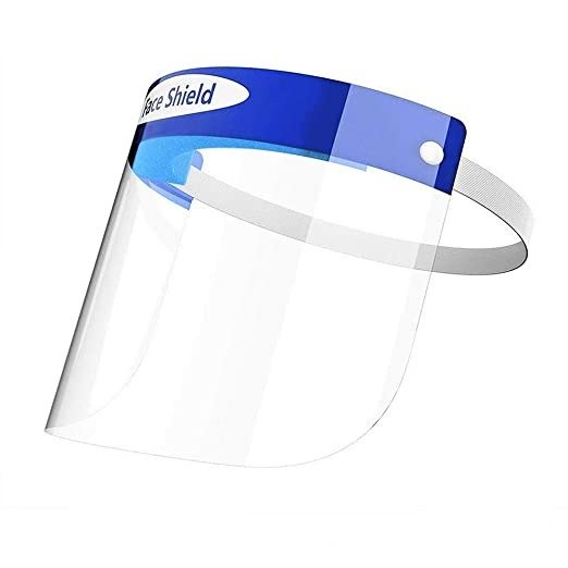 [10 PCS] Reusable Face Shield, Coolous Clear Safety Adjustable Transparent Full Face Cover Hat , Anti-Saliva Anti-Fog Windproof Dustproof Protective Mask Shield Protect Eyes and Face for Adults