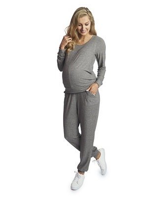 Women's Whitney 2-Piece Maternity/Nursing Top & Pant Set