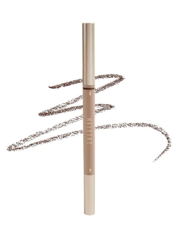 SHEGLAM Brows On Demand 2-in-1 Brow Pencil - Taupe