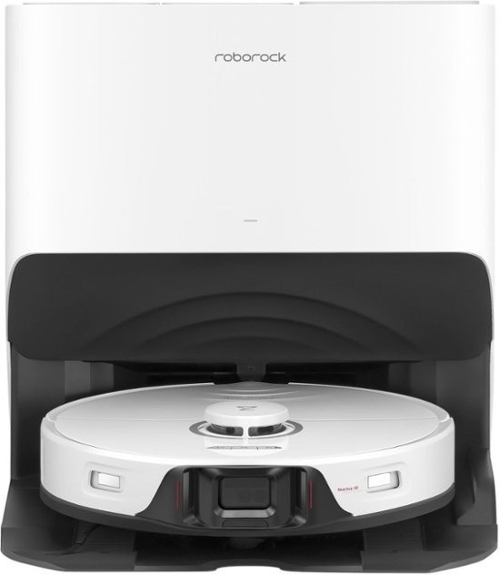 - S8 Pro Ultra-WHT Wi-Fi Connected Robot Vacuum & Mop with RockDock Ultra Dock - White