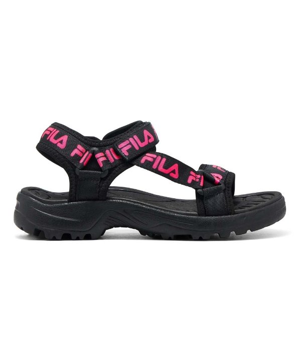 Black & Pink Alteration Sandal - Women