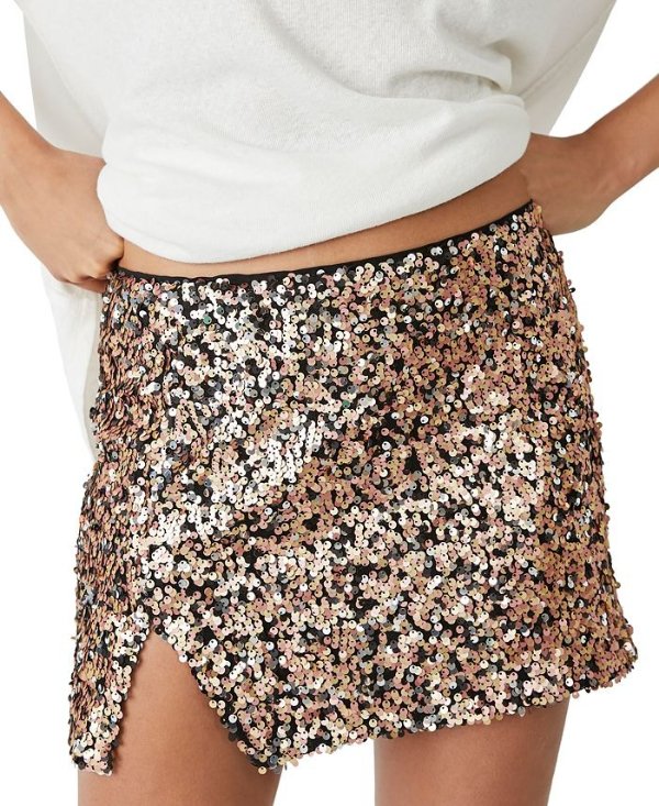 Women's Annalise Sequined Miniskirt