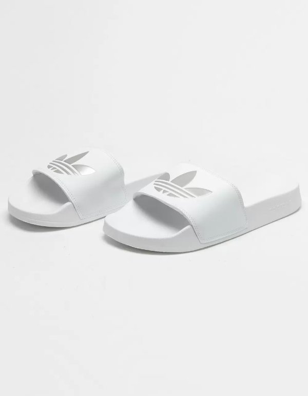 ADIDAS Adilette Lite Womens Slide Sandals - WHITE | Tillys