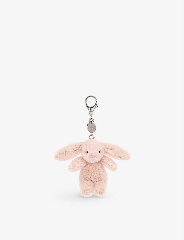 Bashful Blush Bunny bag charm 8cm