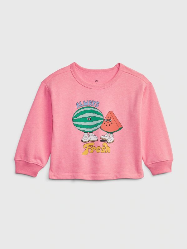Kids x Lauren Martin Graphic Crewneck Sweatshirt