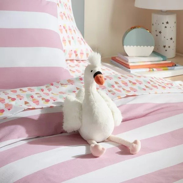 Kids' Mini Plush Figural Pillow Swan - Pillowfort™