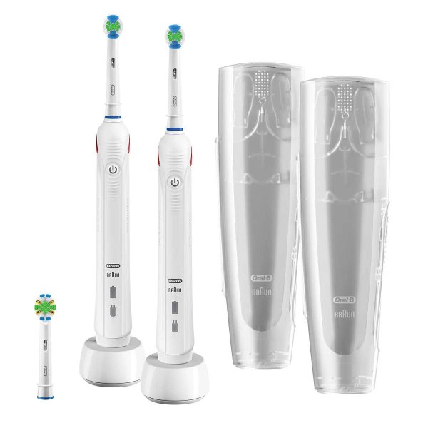 Advanced Clean Power Rechargeable Electric Toothbrushes, 2-pack