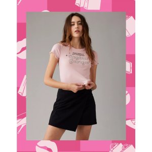AEOAE x Mean Girls Graphic Cropped Tee