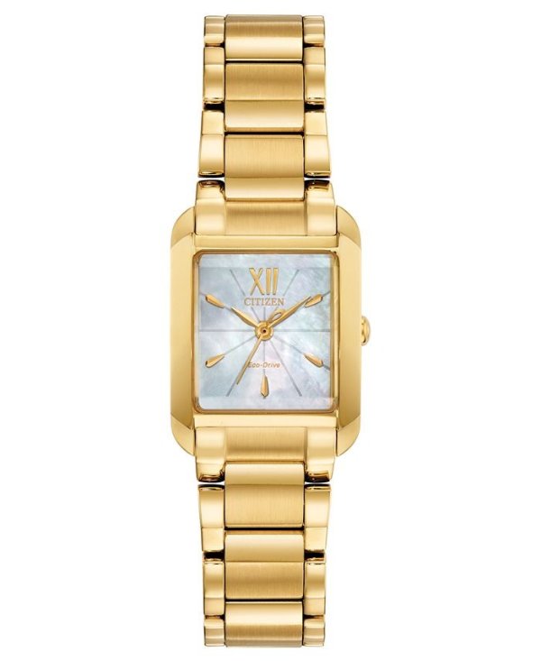 Eco-Drive Women's Bianca Gold-Tone Stainless Steel Bracelet Watch 22mm