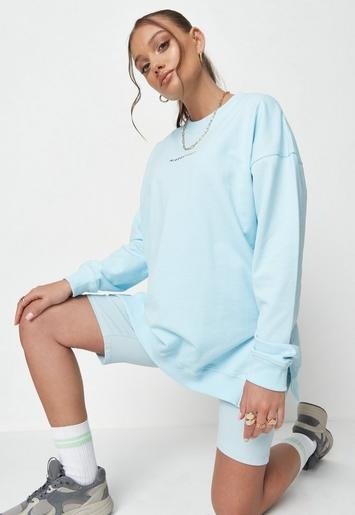 Missguided - Blue Missguided Maternity Sweatshirt