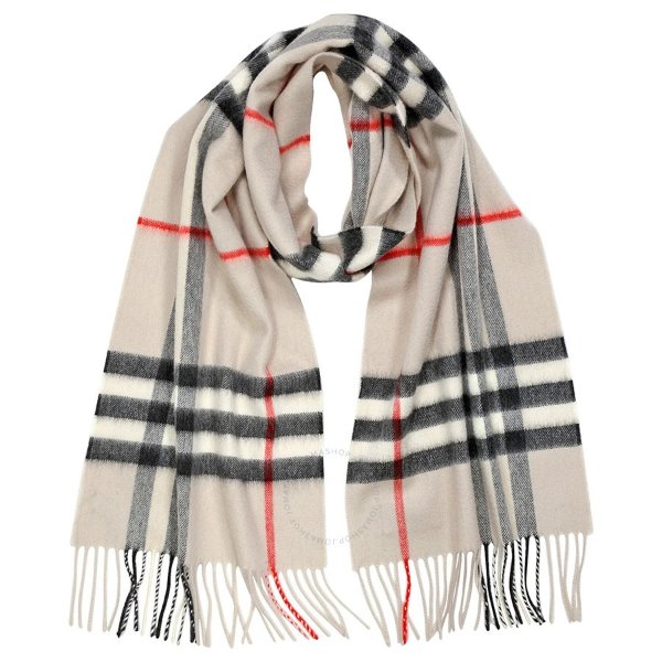 Heritage Stone Check Cashmere Scarf 3954673 Heritage Stone Check Cashmere Scarf 3954673