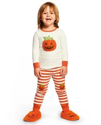 Boys Long Sleeve Lil' Pumpkin Snug Fit Cotton 2-Piece Pajamas - Gymmies | Gymboree