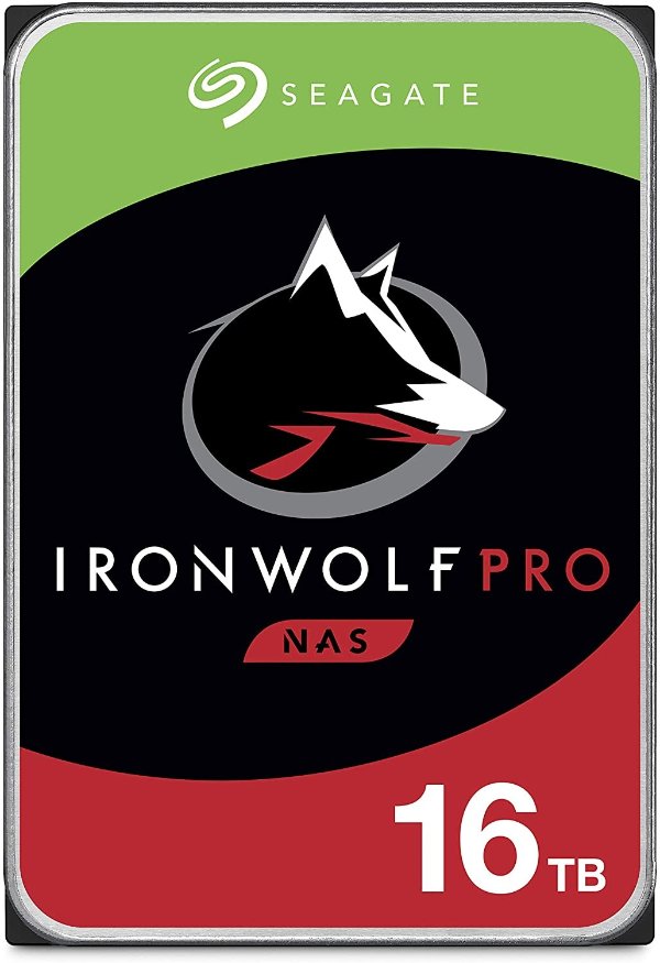 IronWolf Pro 酷狼专业版 NAS 机械硬盘 16TB