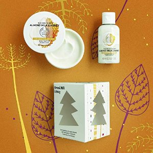 The Body Shop Almond Milk and Honey Treats Cube Gift Set